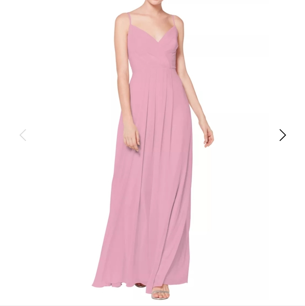 Bill Levkoff Size 6 Shell Pink Bridesmaid Dress